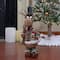 20" Standing Christmas Moose Figure with LED Antlers Tabletop Décor